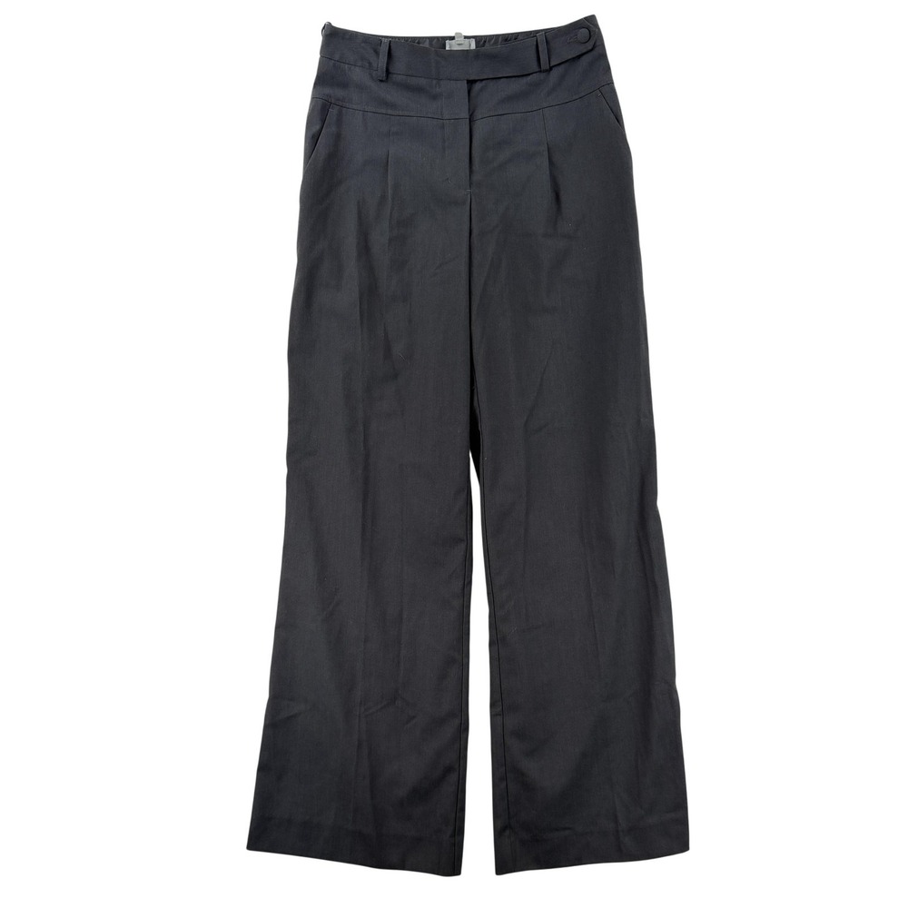 Hi There From Karen Walker Dress Pants Womens 10 Gray Pleated Twill Work Office